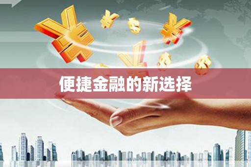 精河便捷金融的新选择