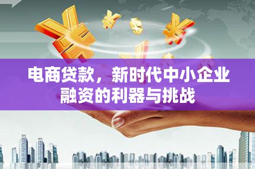 精河电商贷款，新时代中小企业融资的利器与挑战