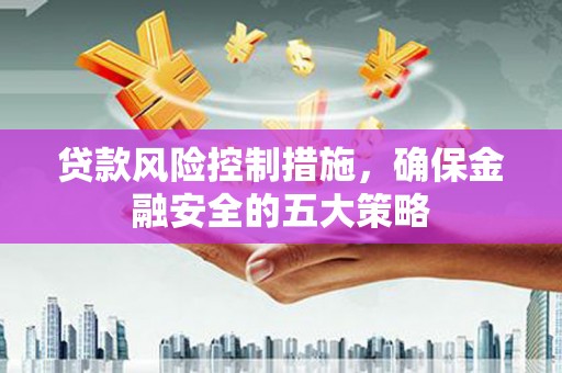 精河贷款风险控制措施，确保金融安全的五大策略