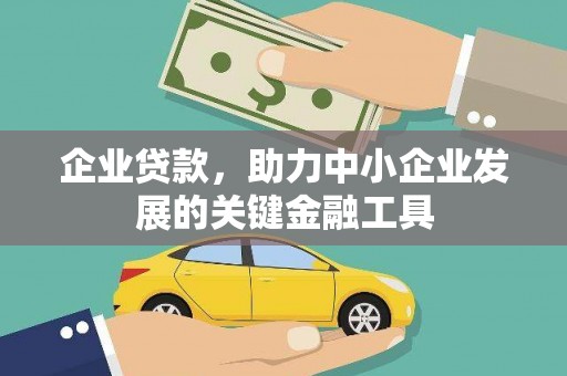 精河企业贷款，助力中小企业发展的关键金融工具