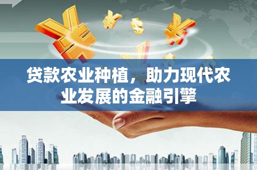 精河贷款农业种植，助力现代农业发展的金融引擎