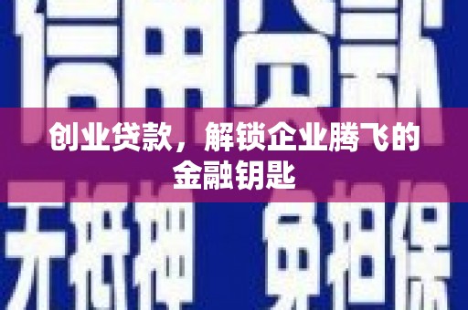 精河创业贷款，解锁企业腾飞的金融钥匙