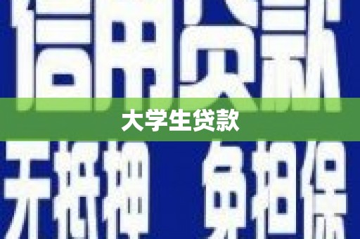 精河大学生贷款